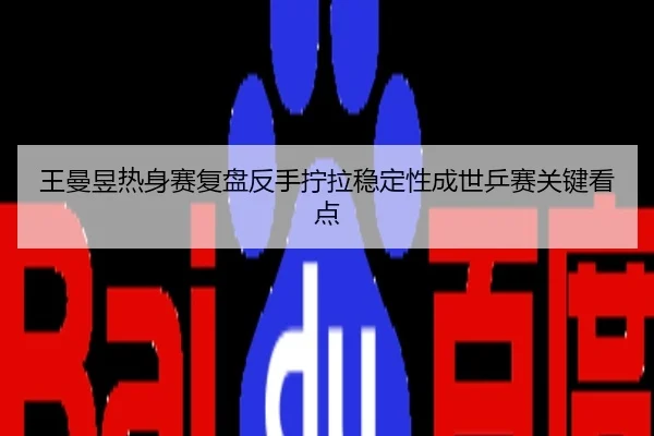 王曼昱热身赛复盘反手拧拉稳定性成世乒赛关键看点